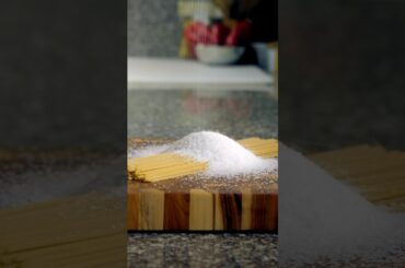 I Salted My Pasta "Like the Sea"