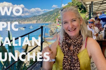 Where to eat in PORTOFINO ITALY? Our two favorite beach restaurants between Portofino and Camogli.