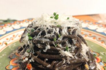 Spaghetti Nero w/ Black Garlic Sauce