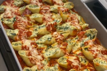 Stuffed Shells is our family dinner favorite!