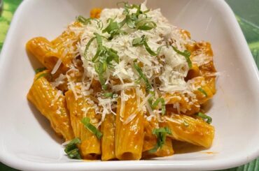 Made fresh last night: rigatoni alla vodka