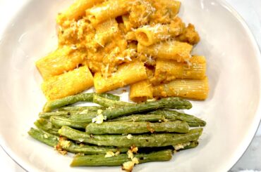 Spicy chicken sausage Rigatoni