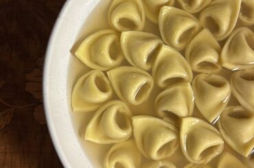 Non-Traditional “Tortellini in Brodo”