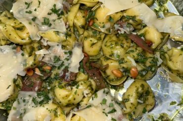 Prosciutto Pesto Cream Tortellini