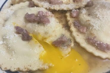 First Time Making Ravioli Al Uovo!