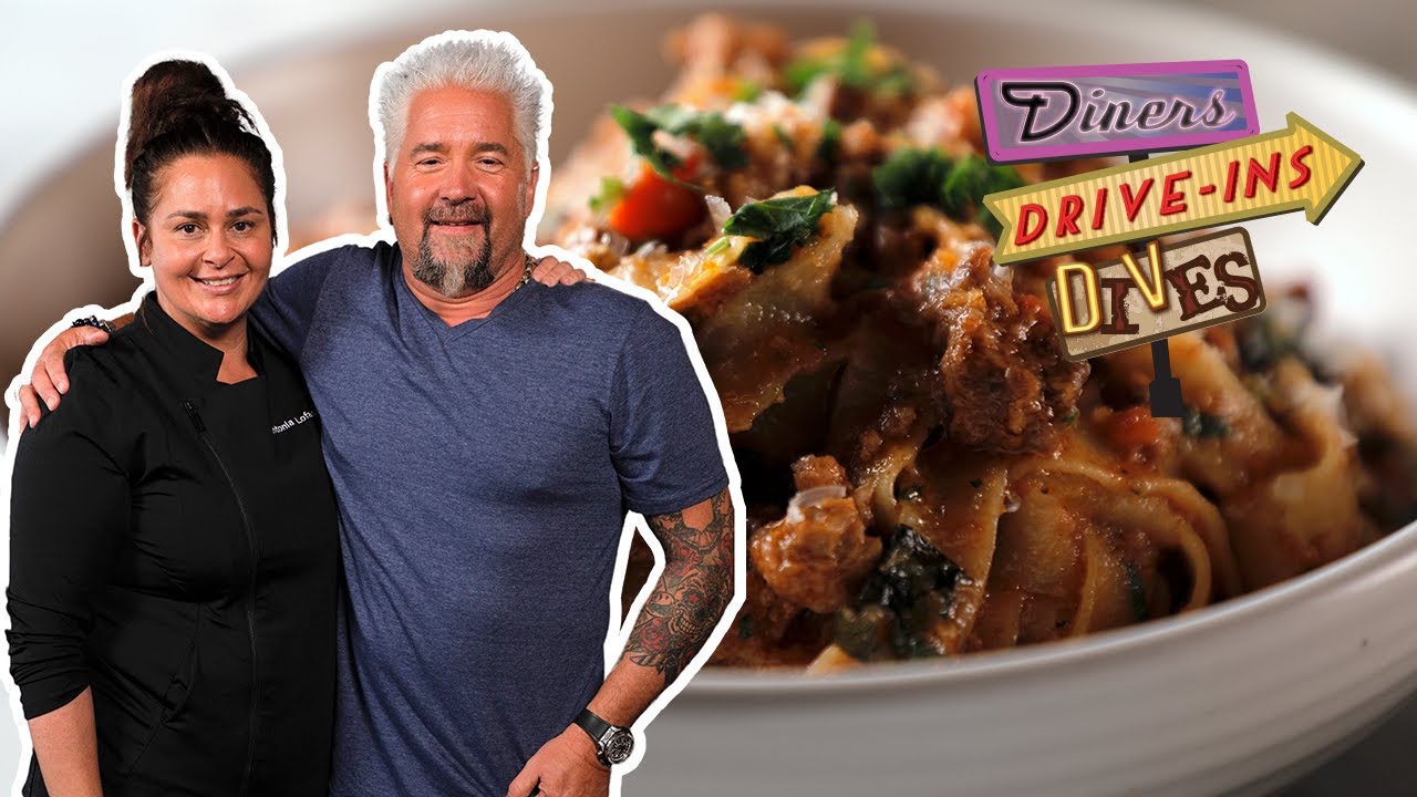 Guy Fieri Stops By Antonia Lofaso’s Restaurant in LA | Diners, Drive-Ins and Dives | Food Network Guy Fieri Stops By Antonia Lofaso's Restaurant in LA | Diners, Drive-Ins and Dives | Food Network