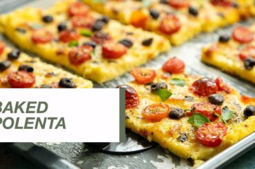 Baked Polenta with Cherry Tomatoes | Food Channel L Recipes