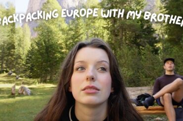 annoying my brother in the italian alps | backpacking diaries