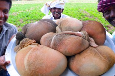 Goat Intestine Gravy | Cooking Goat Boti with Goat Lungs | Clean Goat Intestine | Village Food