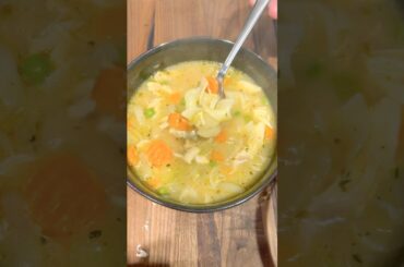 How to Make Flavorful Chicken Noodle Soup #shorts #soup #easyrecipe