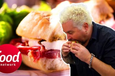 Guy Fieri Eats Italian Bread Made From A 35-Year-Old Starter! | Diners Drive-Ins & Dives