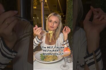 The BEST Italian Restaurant in Beverly Hills?! You be the judge #italianfood #italianrestaurant #LA