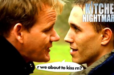 gordon: "ur useless!!" him: *blushes* | Kitchen Nightmares UK