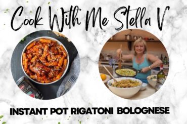 Instant Pot Italian Rigatoni With Bolognese Sauce