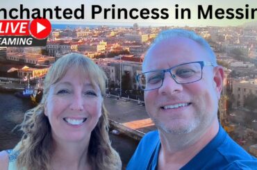 Stormy Weather and Cancelled Ports on the Enchanted Princess - LIVE from Sicily