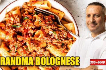 Italian Grandma MEAT SAUCE | Italian Grandma Cooking | Italian Food Recipe