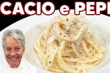 Traditional Cacio e Pepe Recipe! | Chef Jean-Pierre