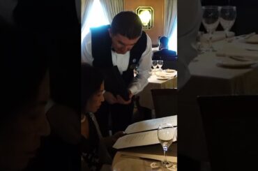 THE REGAL PRINCESS  CRUISE SHIP FIRST FORMAL NIGHT DINNER