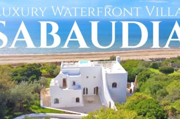 Seaside Serenity: INSIDE Sabaudia's Luxurious WATERFRONT VILLA For Sale | Lionard