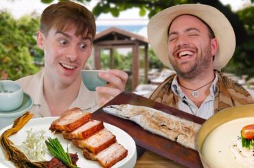 Italian Chef amazed by 130 year old Korean Meal!