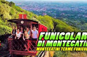 FUNICOLARE di MONTECATINI || Montecatini Terme Funicular -  Tuscany Italy [4k]
