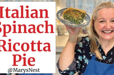 Northern Italian Spinach Ricotta Pie Recipe