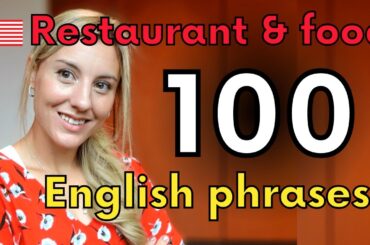 Learn over 100 food, shopping and restaurant English phrases