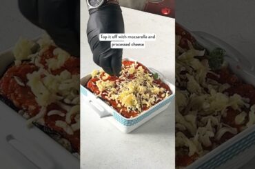 Eggplant Lasagna | Easy Vegetarian Recipe | Italian Food #shorts #easyrecipes #italian #lasagna #veg