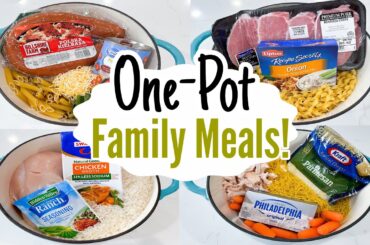 5 ONE POT MEALS | The BEST Quick and EASY Family Recipes | Julia Pacheco