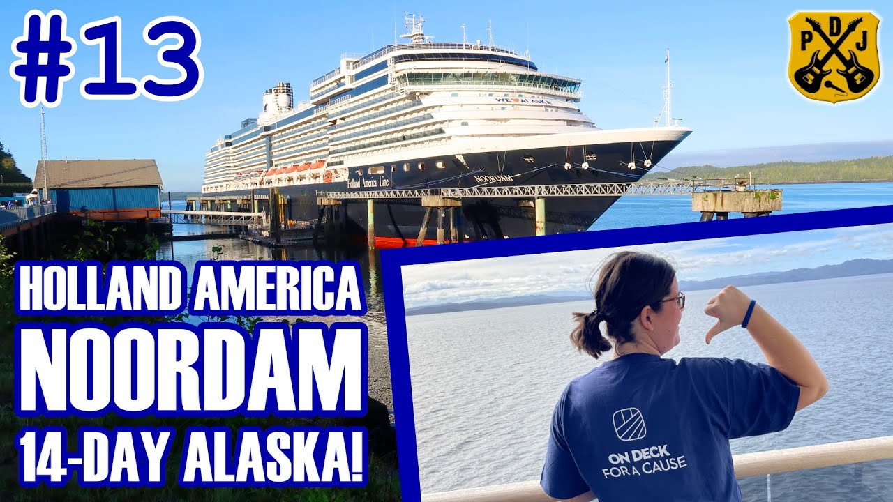 Noordam Pt.13 – A City On The Sea, Alaskan Brunch, Crew Q&A, On Deck For A Cause, Roadhouse Party Noordam Pt.13 - A City On The Sea, Alaskan Brunch, Crew Q&A, On Deck For A Cause, Roadhouse Party