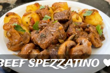 SPEZZATINO DI MANZO CON PATATE how to cook authentic italian beef stew