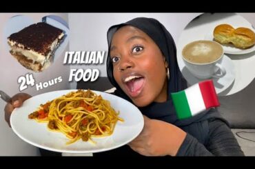 ITALIAN FOOD CHALLENGE: ONLY EATING ITALIAN FOOD FOR 24 HOURS