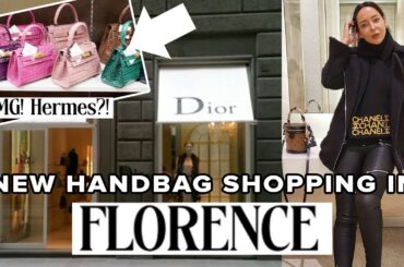 (Before Our Trip Turned Bad) *MASSIVE* Florence Shopping Spree for a NEW BAG! | Florence VLOG PART 1