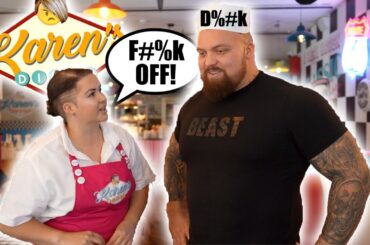 Eating at The Worlds RUDEST Restaurant (VERBALLY ABUSED) - Karen's Diner