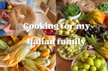 Cooking lunch with my Italian mom (relaxing video to improve your mood)