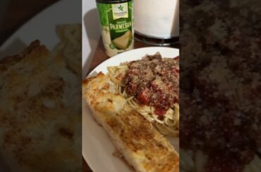 Delicious Italian food for dinner tonight.