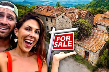Buying an ABANDONED VILLAGE + Moving to ITALY???!!!!! (the *REAL* reason for our trip to Tuscany)