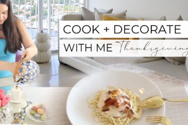 Come Cook Thanksgiving Dinner Italian-style + Decorarte