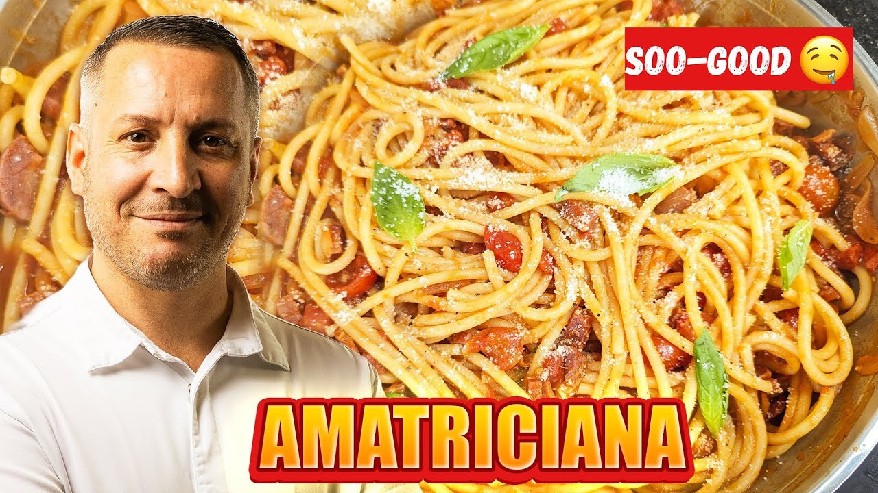 How To Make Bucatini all’AMATRICIANA | AMATRICIANA Pasta Recipe | Italian Food recipe How To Make Bucatini all'AMATRICIANA | AMATRICIANA Pasta Recipe | Italian Food recipe