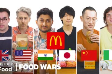 US vs UK, India, China, Japan, and Italy McDonald's | Food Wars | Insider Food