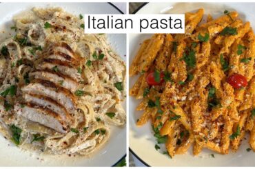 My italian friend taught me these 2 pasta dishes | Creamy pasta | By persindian kitchen
