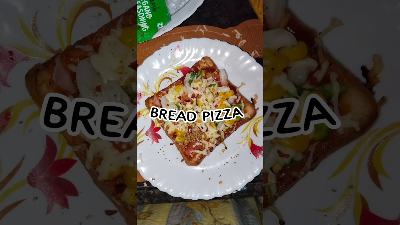 Bread pizza| instant Pizza recipe|#breadpizza #cookingvideo # pizza #homemade #youtubeshort Bread pizza| instant Pizza recipe|#breadpizza #cookingvideo # pizza #homemade #youtubeshort