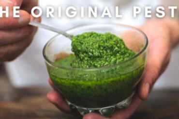 REAL Genovese Pesto! The ORIGINAL Italian recipe