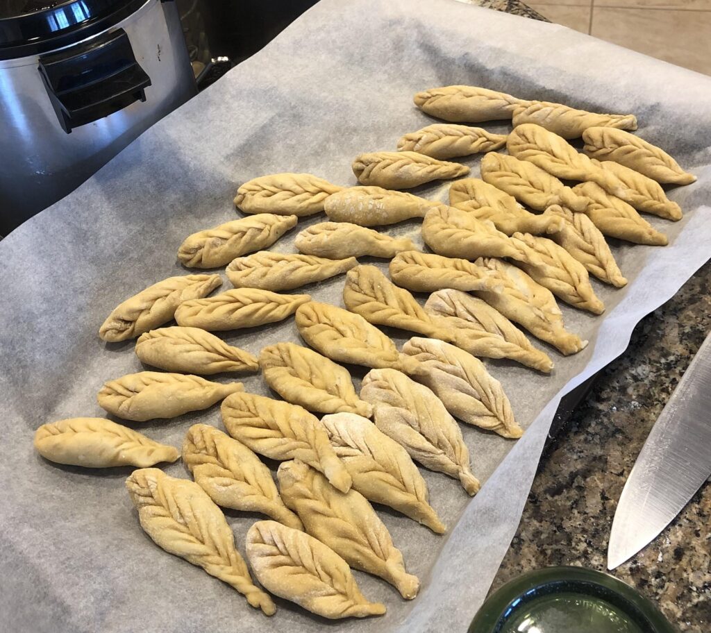 I decided that my first attempt at making pasta would be culurgiones