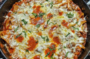 Skillet lasagna.
