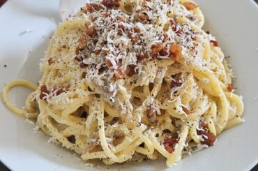 Great way to start the day! Carbonara 😜😜😜