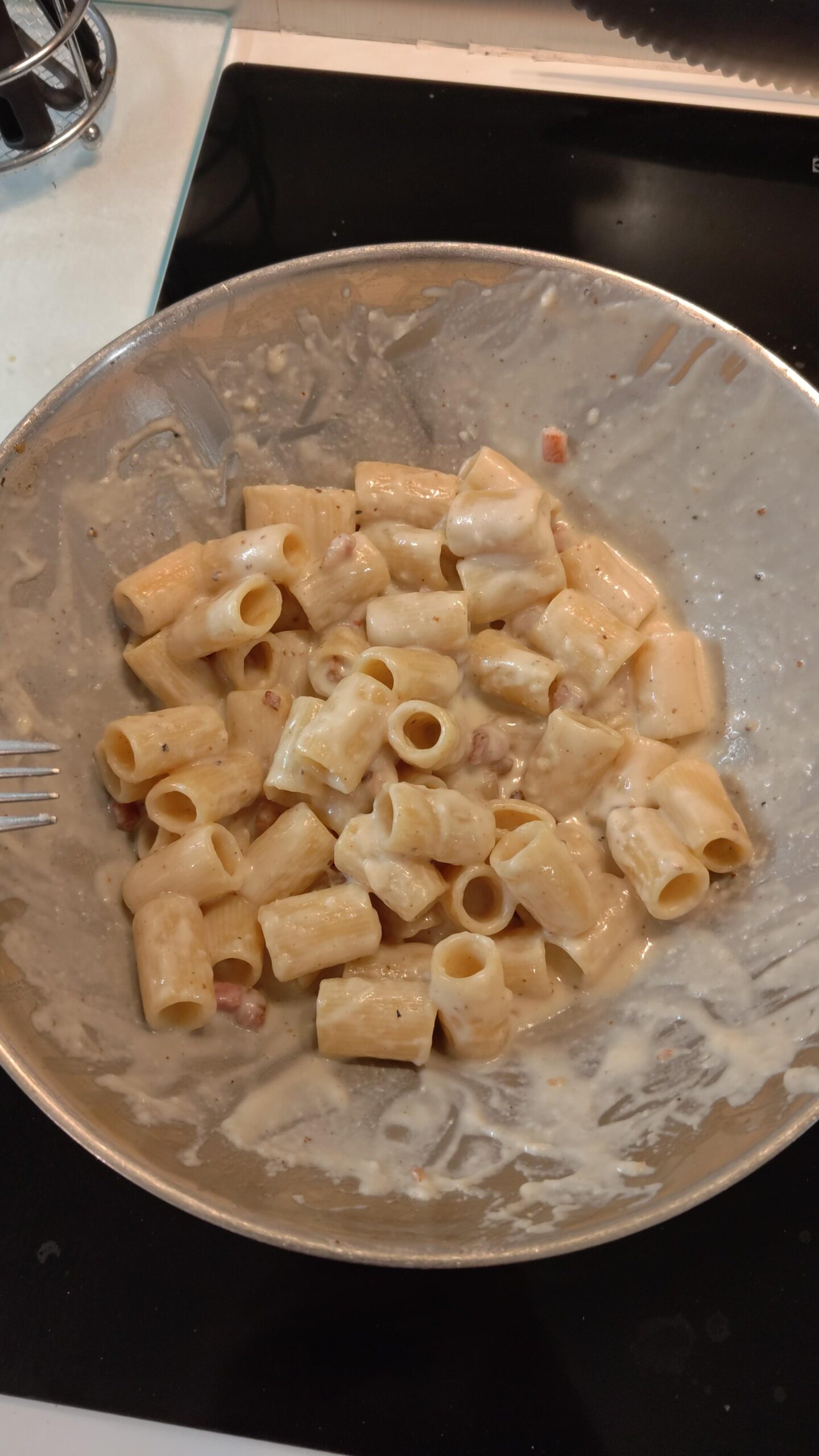 Mezze maniche alla gricia Mezze maniche alla gricia