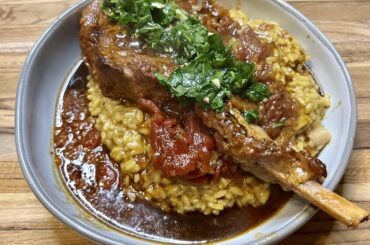 Osso Bucco, Saffron Risotto, Gremolata