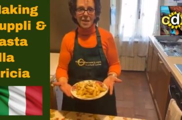Italian Cooking Lesson: Suppli (Part 2) plus Pasta alla Gricia