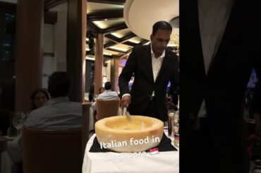 Italian food at Monti’s in Singapore